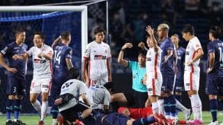 「非常に難しい」福岡vs名古屋のGK負傷シーンにJFA審判委員会が見解「“競技者の安全“を確保」が原則