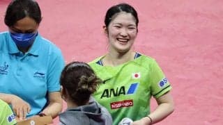 18歳木原美悠、勝利後インタで爆笑ハプニング　突然の締めフリに「ドキドキして、心も…」【世界卓球】