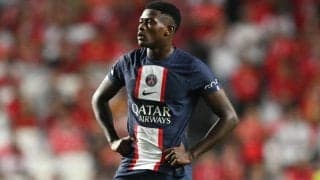 PSGヌーノ・メンデスが3週間離脱…ベンフィカ戦で左ハムストリング負傷