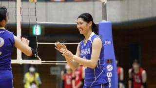 黒後愛がリリーフサーバーとして出場 地元・栃木の応援に笑顔【いちご一会とちぎ国体（成年女子）】