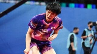 【世界卓球】戸上隼輔 中国との準決勝へ「勝つシナリオはできている。ラリーで勝負する」