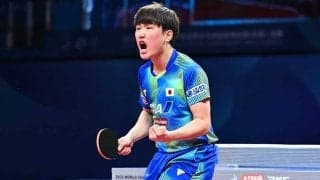 張本智和、王者中国を追い詰めた世界1位撃破　監督絶賛「世界にまた衝撃与えてくれた」【世界卓球】