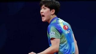 張本智和、世界1位と打ち合った32本の壮絶ラリーにネット衝撃「何この超人卓球大会」【世界卓球】