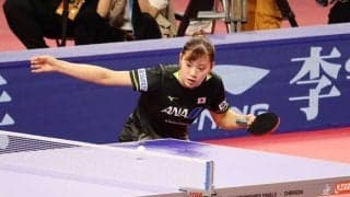 長崎美柚と戦った中国の世界1位・孫頴莎が賛辞「彼女特有の個性がある。特にサーブと…」【世界卓球】