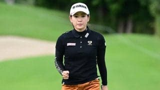 女子ゴルフ永井花奈、2位躍進の裏に「いつもと違う」斬新ウェア「今日はニコちゃんで」