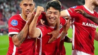 AZ菅原由勢がストライカー顔負けの豪快弾！ユトレヒト前田直輝の前で\"先輩\"の貫禄見せ、チームも首位堅持