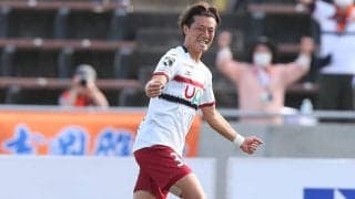 「めったにお目にかかれぬ代物」後方からの高速クロスを衝撃的なジャンピング反転ボレー！ 山口MF高井和馬が9月のJ2月間ベストゴール受賞