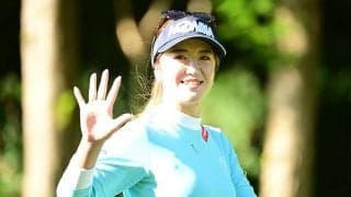 155cm女子ゴルファー、名物ホールのそびえ立つ壁にファン注意喚起「全力回避」
