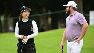 上田桃子が緊張のプロアマ　理由は“キレキャラ”の英選手「Google検索では変人と…」
