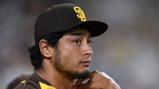 ダルビッシュ、PO登板前日会見の発言に米メディア爆笑「耳でも体でも触ってもらえれば」