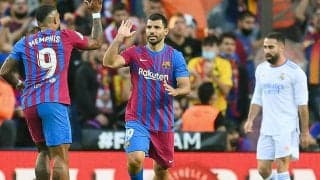 アグエロが今季最初のエル・クラシコを展望　「マドリーが上のレベルに見えていたけど今は互角」