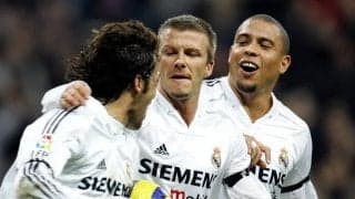 ジダン、ベッカム、ラウルのお膳立てでロナウドが2得点！ ラ・リーガが公開した「銀河系軍団の豪華すぎる動画」が注目され、14万回再生に！