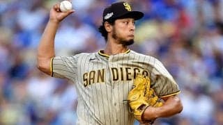 【MLB 地区S】ダルビッシュ、PS2勝目の権利　6回途中3失点降板、同点ピンチも元虎スアレス好救援