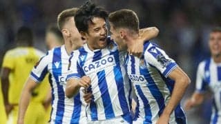 ｢ヘディングアシスト凄いな｣!! 久保建英が珍しい頭でのアシストでソシエダのヨーロッパリーグ｢GL突破に貢献｣！　 途中出場で今季公式戦4アシスト目