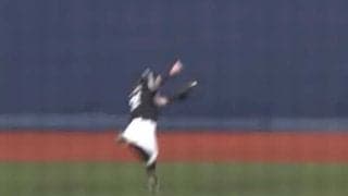 絶望からの“奇跡の捕球”は「球史に残る」　諦めぬ激走に感動「泣いた」「震えた」