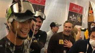 【MLB 地区S】ダルビッシュ、古巣・ド軍撃破に歓喜「最高の気分です」　野茂英雄氏も笑顔