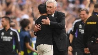 「カギは立ち上がりの部分」バルサを圧倒したレアル、アンチェロッティ監督は「見せられた試合に満足している」