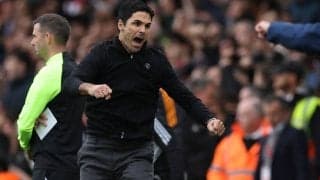 「とても重要だった」機材トラブルで30分以上中断も粘り勝ちのアーセナル、アルテタ監督は土壇場のPK判定覆りに「不満はない」