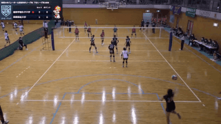 関東大学バレーボール連盟 女子1部秋季リーグ戦 Aコート【見逃し配信】
