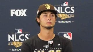 【MLB】ダルビッシュ、リーグ優勝決定Sで先陣「責任すごく重い」　主砲ハーパーに警戒感