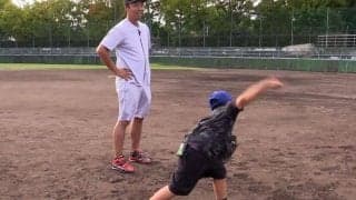 元中日エースの三男が「小1とは思えない完成度」　衝撃投球の「スピードもエグい」