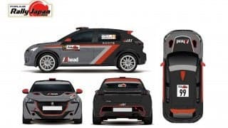 新井大輝、プジョー208ラリー4でラリージャパンに参戦