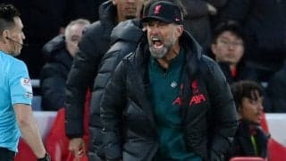 シティ戦退場のクロップ監督に処分、21日までに応じればウェストハム戦の指揮は可能