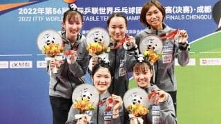 【世界卓球】日本女子 51年ぶりの中国超えはならずも4大会連続の銀メダル