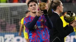 ガビが2022年のゴールデンボーイ賞受賞、昨年のペドリに続きバルセロナから2年連続