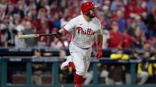 【MLB 優勝決定S】フィリーズが接戦制して2勝1敗に　HR王シュワーバーが先頭打者弾、PS本拠地3連勝