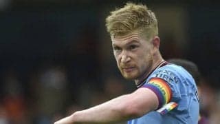 「ほんと無慈悲」シティMFデ・ブライネが「”超豪快”ミドルシュート」をお見舞い! チームは三笘薫所属のブライトンに3-1勝利