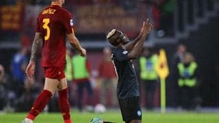 オシムヘン鮮烈弾でローマの堅守こじ開ける！　ナポリがデルビー・デル・ソーレ勝利でクラブ記録の公式戦11連勝！《セリエA》