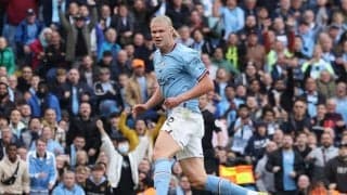 ｢北欧の重戦車｣!! 怪物FWハーランドが191cm長身DFを｢フィジカルで吹っ飛ばす｣! ｢1万5000超いいね｣がついたノルウェー代表FWの｢衝撃のゴール｣