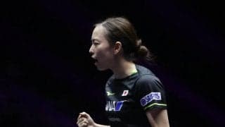 石川佳純 アフリカ女王をストレートで圧倒し8強入り【卓球 WTTチャンピオンズ】