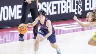 安間志織がユーロカップデビュー…チームハイの16得点6アシストで快勝の立役者に