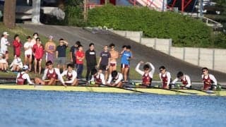 新人戦で男子エイトが優勝！メダル３つ獲得