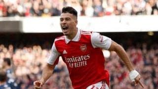 ｢我々はマリとともにいる｣!! アーセナル、死傷事件巻き込まれたDFの早期復帰を願うパフォーマンス！ DF冨安健洋が関与したゴール後のエール画像に｢3万超いいね｣