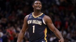 3試合ぶりに出場したザイオン「まだ少し痛みがある。でもプレーするのは大丈夫だった」