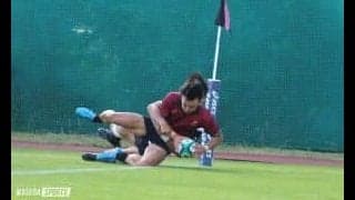 慶大に僅差で敗戦　２勝２敗で終える