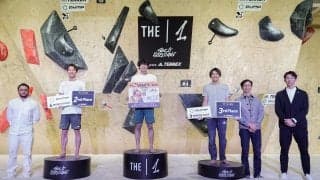 世界最高峰のクライマーが集結！「THE 1」にて男子・川又、女子・野中が優勝