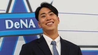 DeNA入江大生は2.8倍超の4500万円で更改　村上宗隆に56号も「孫ができた時に言える」