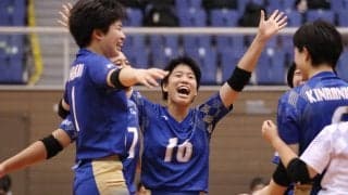 全国二冠へ頼もしい1年生が復帰！　インターハイ女王の金蘭会高がストレート勝ちで本戦へ【春高2023大阪府予選】