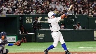 松坂大輔氏、3打席連続安打　内野安打、適時打、二塁打と躍動…イチロー氏も喜び