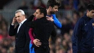 「最高のCBの1人」電撃引退のピケに元チームメイトでもあるチャビ監督がコメント「身を引くことで、壮大な偉大さを示す」