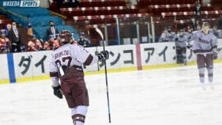 またしても逆転負け　ファイナルリーグへの道絶たれる／セカンドリーグ　法大戦