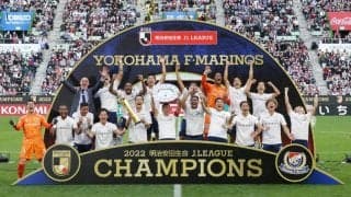 横浜FMが3年ぶりのJ1優勝！神戸相手に攻撃的姿勢貫き3ゴールでシャーレを掴む【明治安田J1最終節】