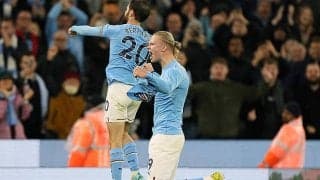 シティが復帰ハーランドの土壇場PK弾で劇的勝利！　カンセロ前半退場でフルアムに苦戦も勝負強さ発揮《プレミアリーグ》