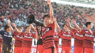 「一体感ええな」「何回も見ちゃう」初のJ1目指す熊本、勝利のセレブレーション“カモンロッソ”が他サポにも好評！「J1でも聞きたいぞ」