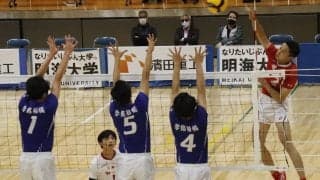 春高バレー千葉県大会決勝　男子は習志野が１６年連続代表に