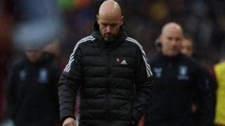 エメリ初陣のビラに3失点敗北…テン・ハグ「前後半の入りで決した」